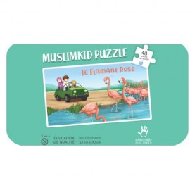 PUZZLE : LE FLAMAND ROSE