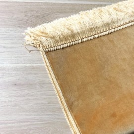 TAPIS DE PRIERE EN VELOURS : JAUNE SABLE