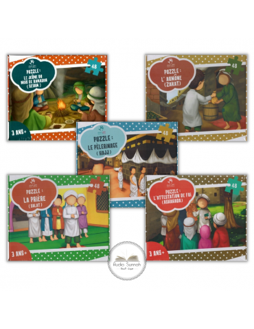 PACK PUZZLE: 5 PILLIERS DE L'ISLAM