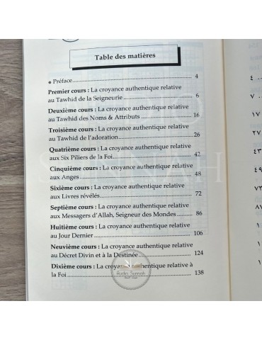 LA CROYANCE AUTHENTIQUE SOUS FORME Q/R